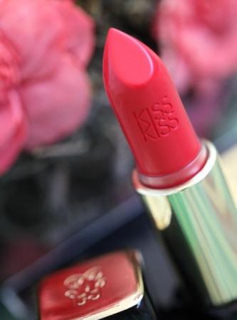 Guerlain Kiss Kiss Lipstick Le Rouge Creme Galbant Shaping Cream Lip Colour 325 Rouge Kiss