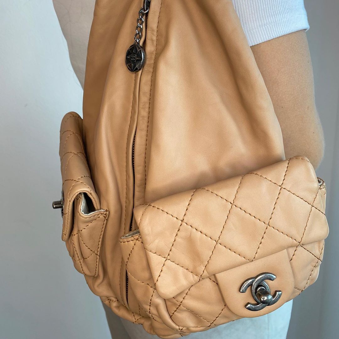 The Luxury Closet - ⚡️Fall Winter '20 Trend Alert! Chanel Beige Quilted Backpack Shop the best F/W 20’ Trends on our website & app today #TheLuxuryCloset