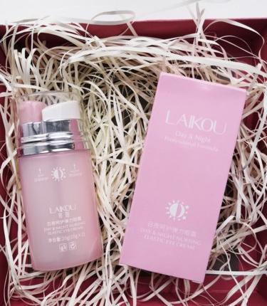 Крем для кожи вокруг глаз Laikou Day and night Nursing Elastic Eye Cream фото