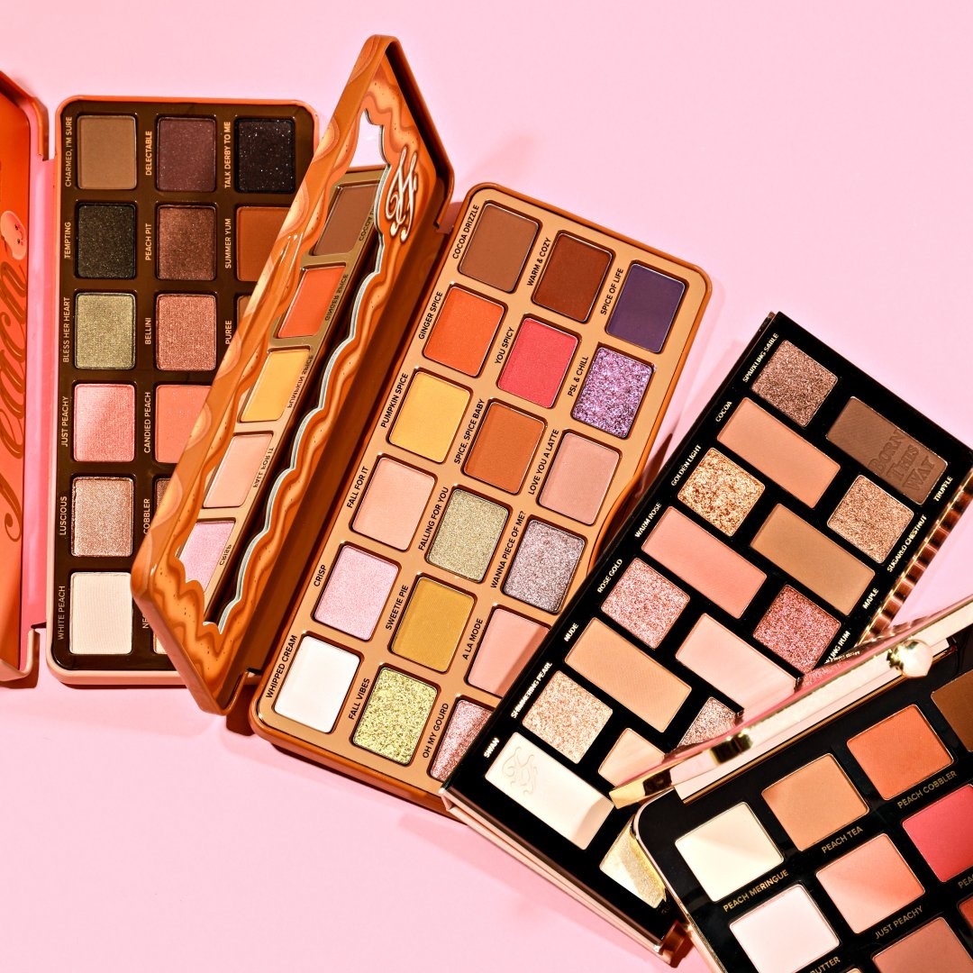 Too Faced Cosmetics - Fall palettes on deck 😍🍂 Give your glam a sexy upgrade this Fall with these faves! Which Too Faced palette is your go-to in the Fall? Tap to shop @Sephora. #toofaced