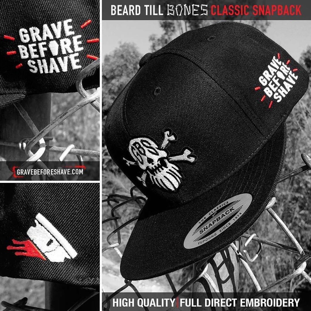 wayne bailey - —Beard Till Bones Embroidered Flexfit Hat—

GRAVEBEFORESHAVE.COM 
#beard #beards #bearded #beardoil #beardoils #beardbalm #beardbalms #beardlove #beardlife #beardedvillains #beardedlife...