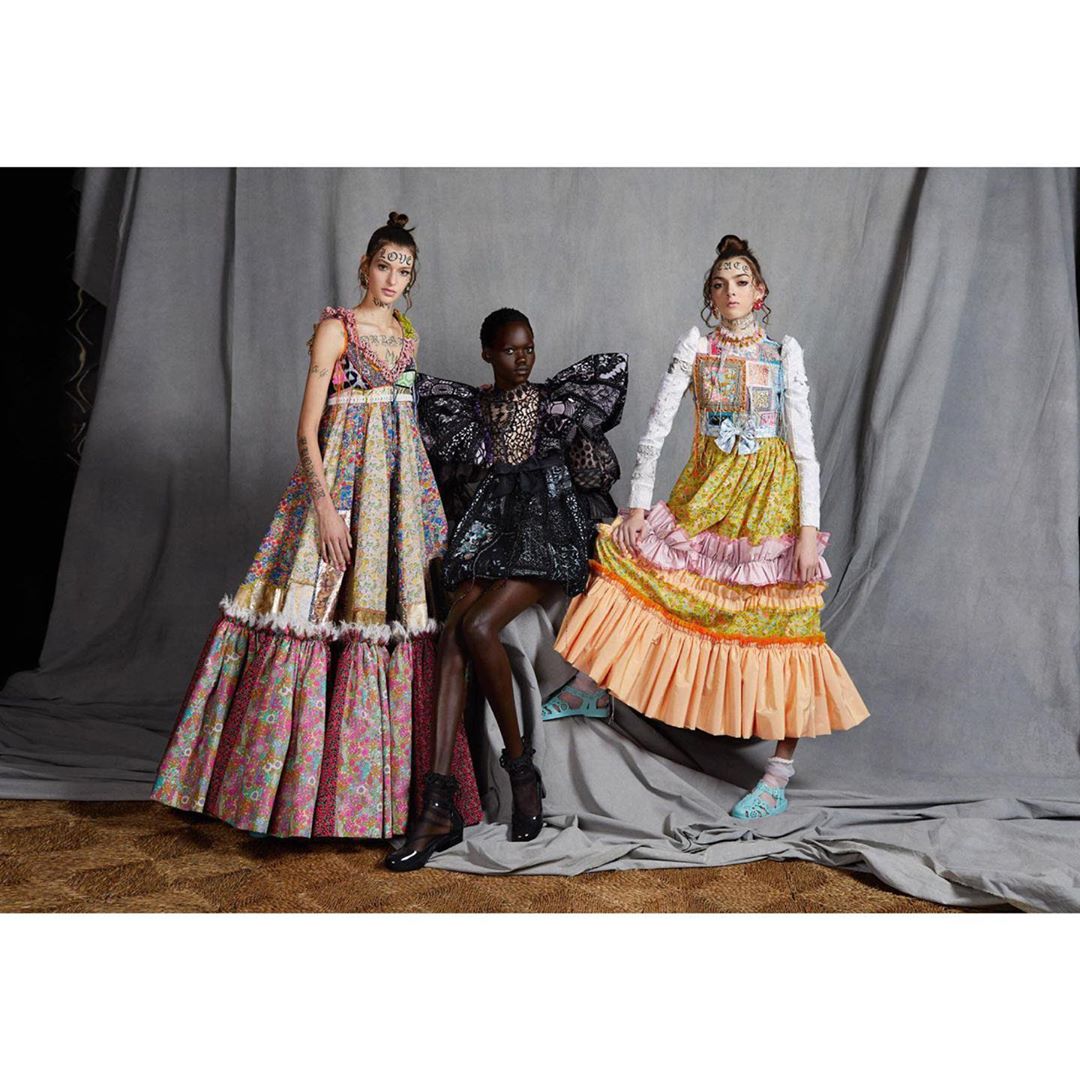 Viktor&Rolf - Patchworks - This collection highlights the creative principle of conscious design: doing more with less; constraints providing a steppingstone for meaningful creation. Photo by @marijke...