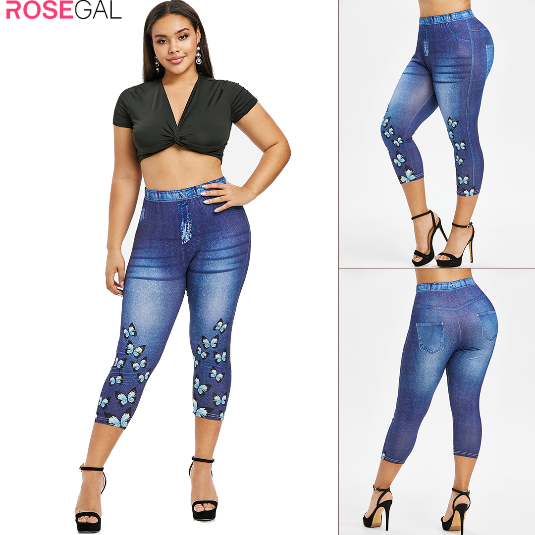 Rosegal - Bio Link:WEEKEND MADNESS-OVER 79USD, GET 40USD OFF!⁣
Plus Size 3D Denim Butterfly Print Capri High Rise Jeggings⁣
Search ID: 464598904⁣
Price: $15.97⁣
Use Code: RGH20 to enjoy 18% off!⁣
#ros...