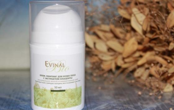 Крем-лифтинг Evinal Bio для лица с экстрактом плаценты для нормальной, жирной и комбинированной кожи фото