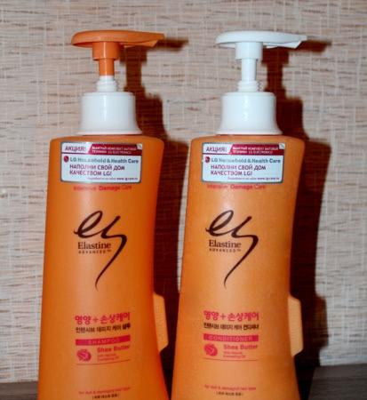 Корейские помощники по уходу за волосами LG Elastine Intensive Damage Care
