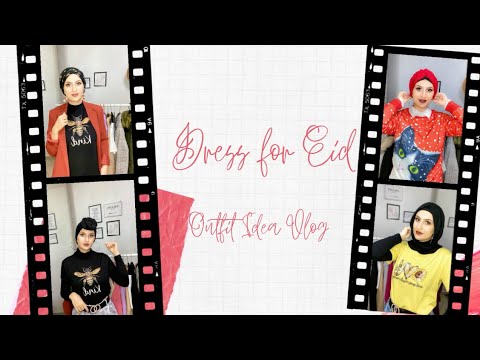 How to dress for Eid | Hijab&Muslim Fashion Eid Outfit Idea Vlog
