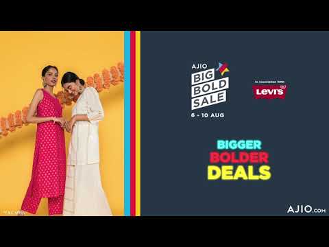 60 - 80% OFF ON ETHNICWEAR – AJIO.com BIG BOLD SALE!