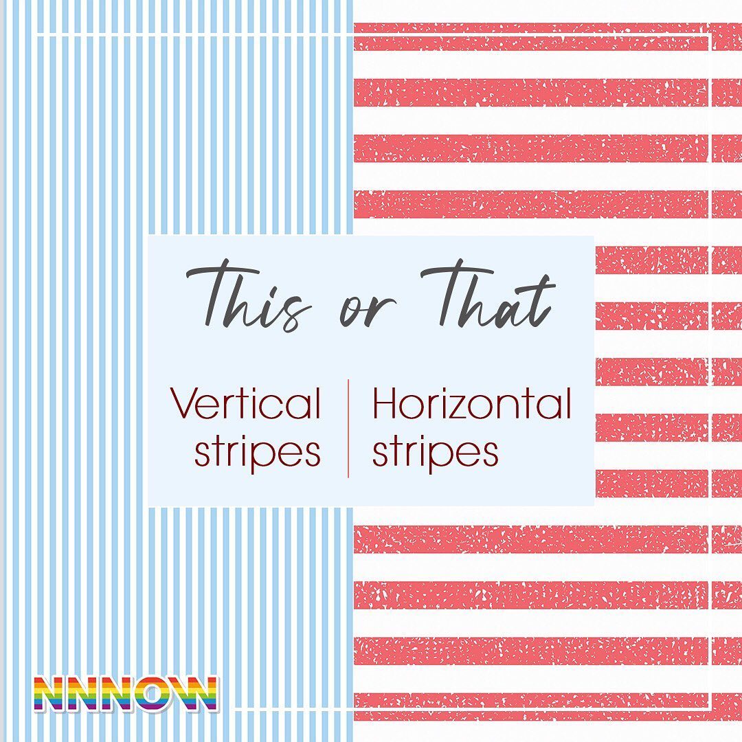 NNNOW - This or that? Which one would you pick?
Vertical or horizontal stripes?
Prints or solids?
Tie & dye or colour blocked?
These are pretty tough choices. Let us know in the comments below.

#this...