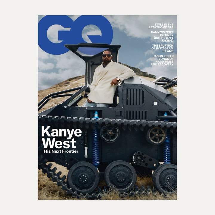 dunhill - KANYE WEST #dunhillSS20
Our wool silk kimono-wrap jacket worn by #KanyeWest for the May cover of @gq #dunhillCOMMUNITY
Photography: @tylersphotos 
Styling: @mobolajidawodu