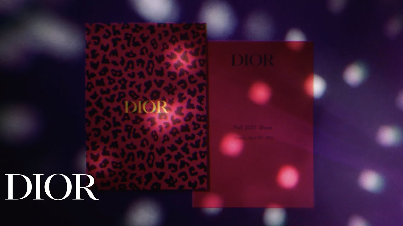 Dior Fall 2021 Shanghai Show Invitation