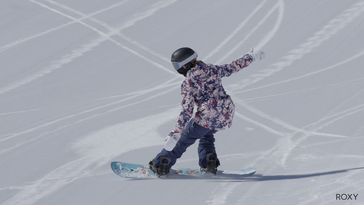 Snowboard Tips: How-to with Toeside Carve and Grab with Kelsey Boyer