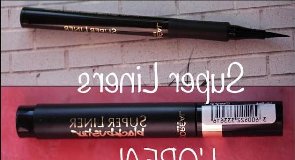 L'oreal Superliner Perfect Slim and Blackbuster (shade intense black) - review
