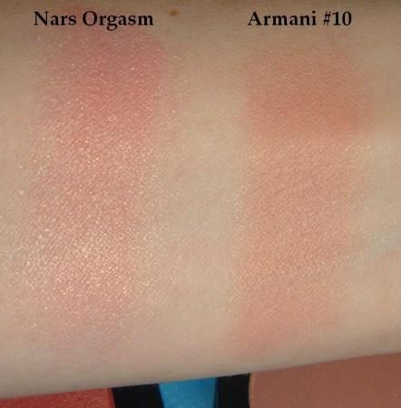 Мои новые румяна: Nars и Armani