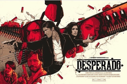 Antonio Banderas - #TBT🎬 Hace ya 25 años del estreno en cines de #Desperado.

25 years ago from the premier of Desperado at cinemas.
@rodriguez