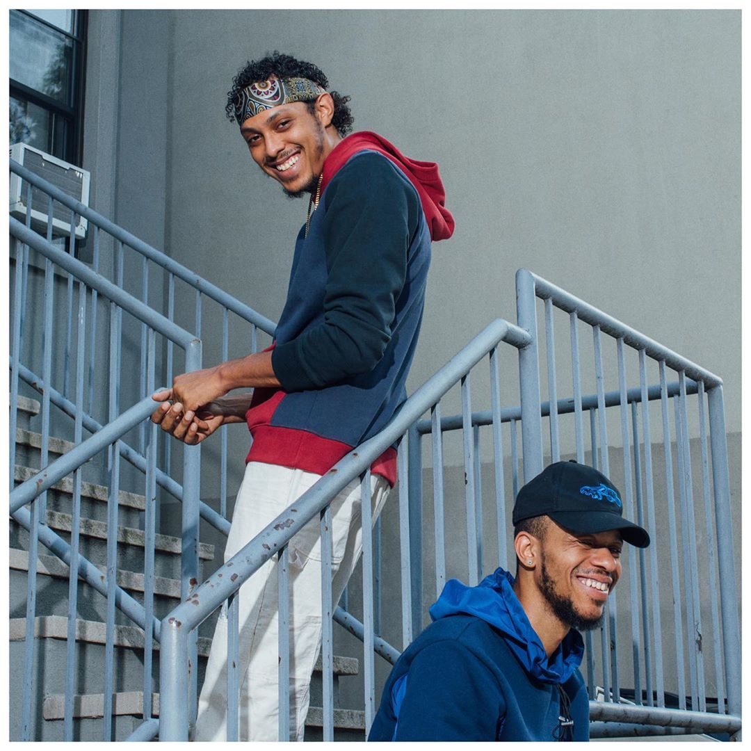 Coach - The family that works together, stays together. Buddies #StevenJohnIrby—director, executive producer and co-founder of Street Dreams Magazine—and photographer #ChrisAyala are pictured together...