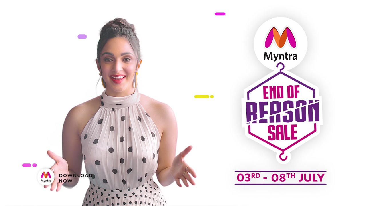 Myntra End Of Reason Sale is Now Live | 3rd to 8th July | Kiara Advani Styled By Myntra