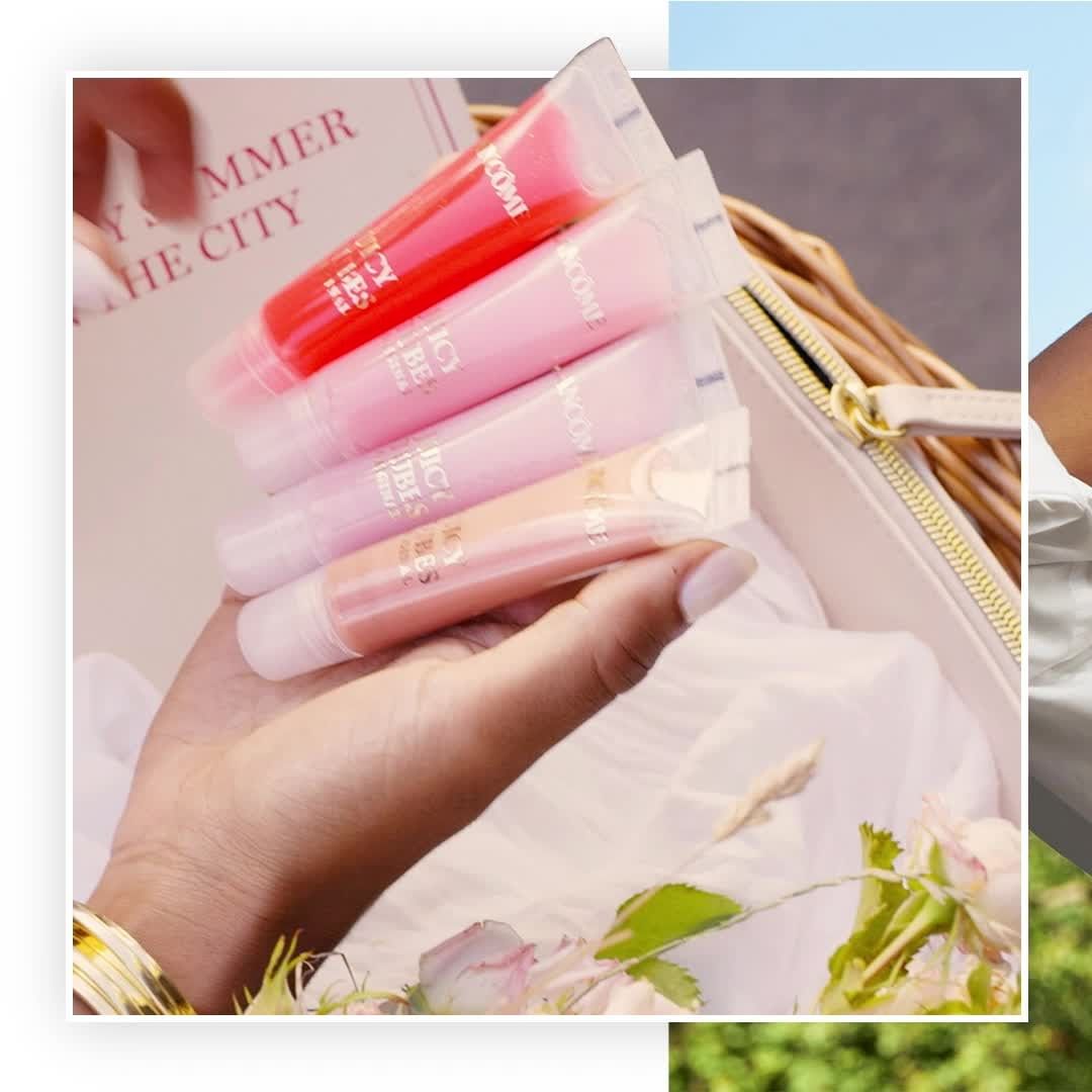Lancôme Official - Your summer go-to? Juicy Tubes lip glosses for a hint of retro-shine on your lips. So many choices, which one will you pick to ride away?
#Lancôme #HappyLancômeSummer #JuicyTubes