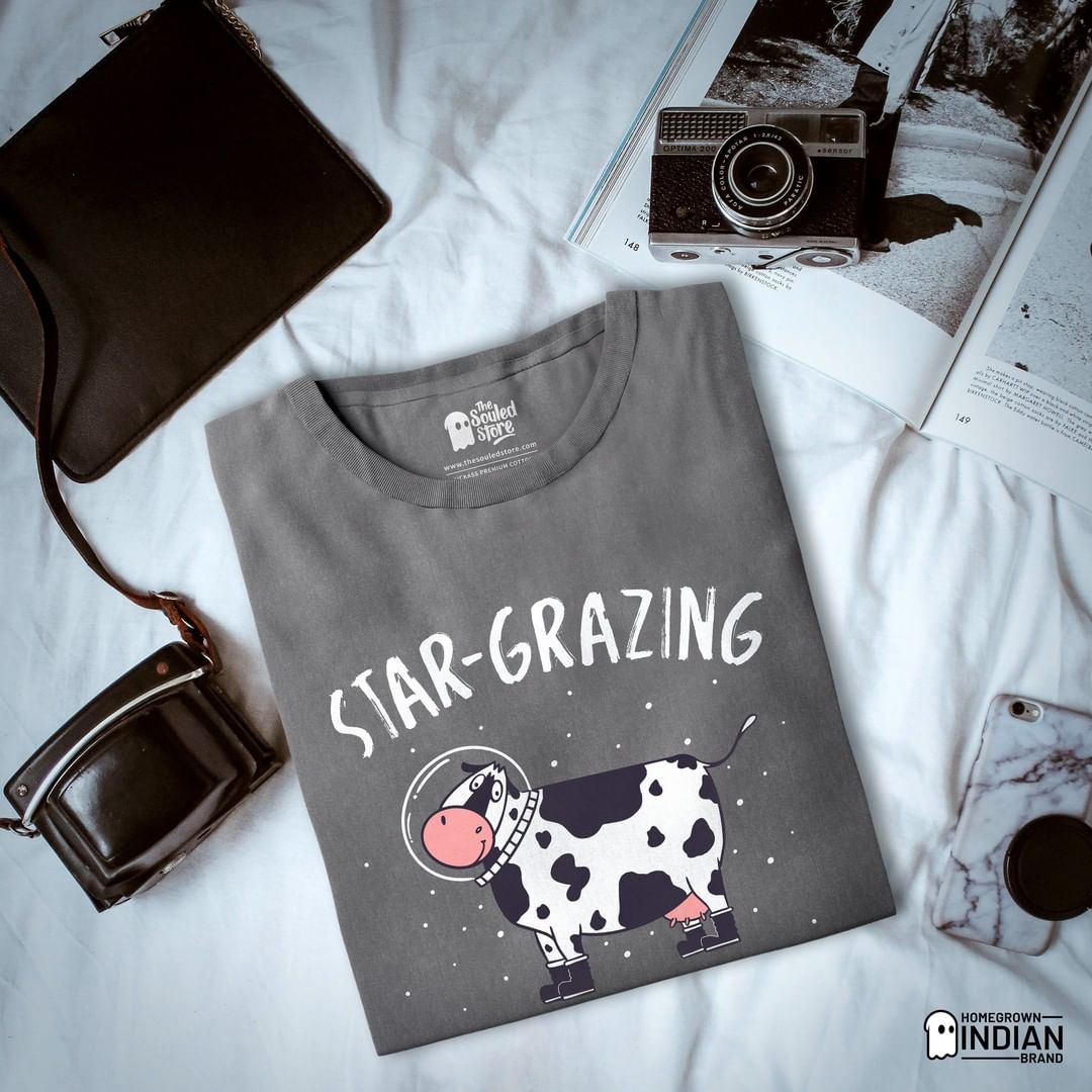 The Souled Store - An amoosing t-shirt for legendairy humans.
.
.
.
.
.
#TheSouledStore #CelebrateFandom #ExpressYourself #SupportLocal #MadeInIndia #Stargazing #Moo #Cow #Funny #Quirky #Stars #Astron...
