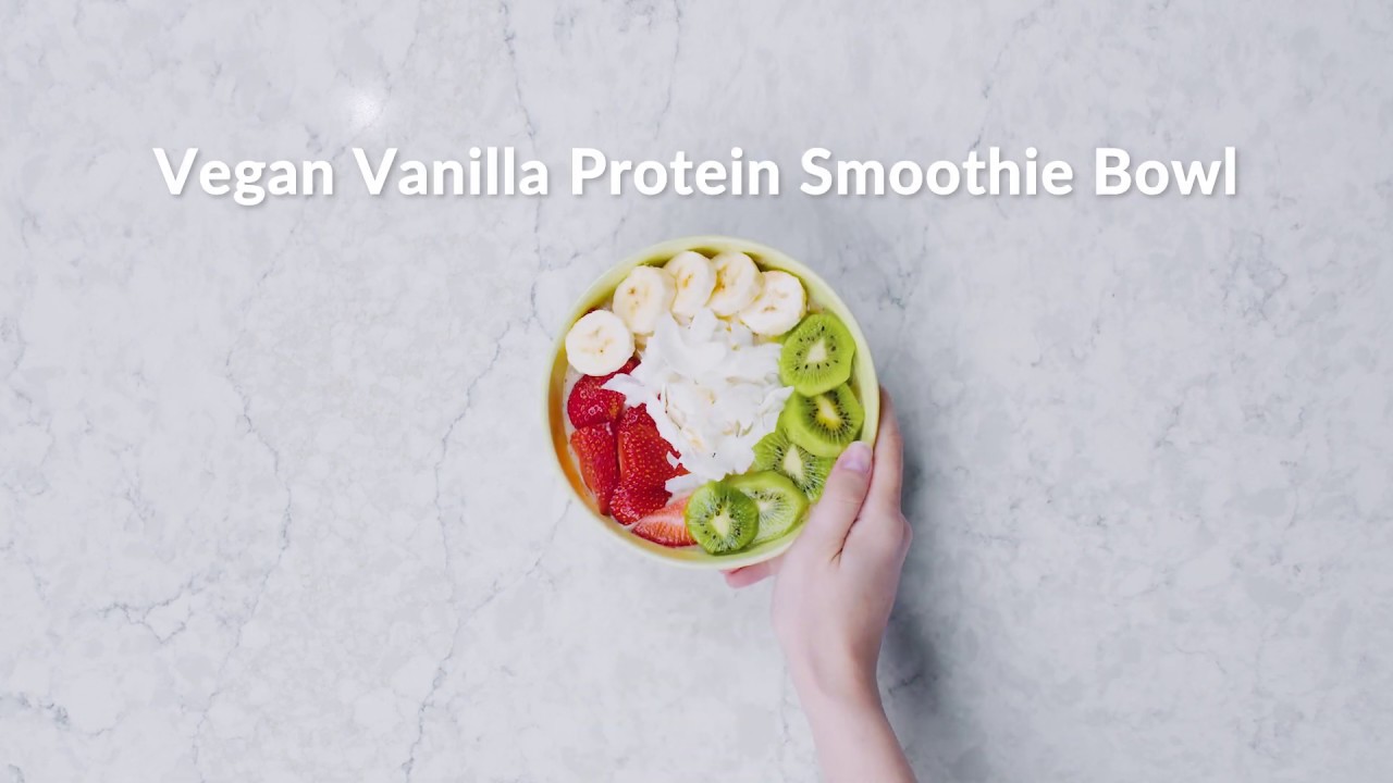 5 Ingredient Vegan Protein Smoothie Bowl