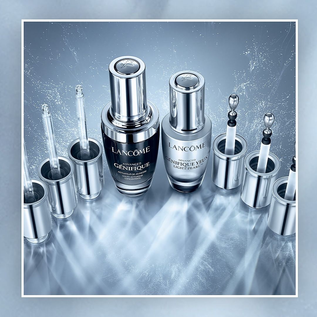 Lancôme Official - Big day ahead? Try our power duo Advanced Génifique Yeux Light-Pearl and Avdanced Génifique Serum for a youthful radiant skin and fresh eye look. 
#Lancome #Genifique #EyeSerum #B...