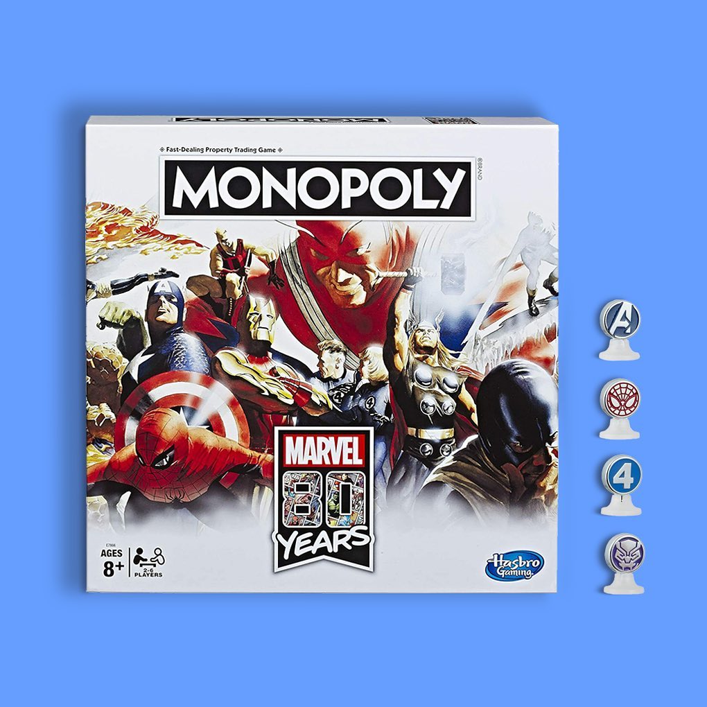 ebay.com - Assemble your family! Celebrate 80 years of @Marvel magic with this special #Monopoly x #Avengers board game. Which character are you picking? 🦸‍♂️️🦸‍♀️️ #80yearsofavengers #Avengersassembl...