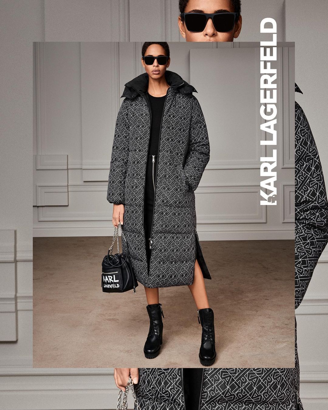 KARL LAGERFELD - Winter is coming. ❄️ This season, play with the dramatic proportions of an oversized puffer coat. #KARLLAGERFELD #FALL20