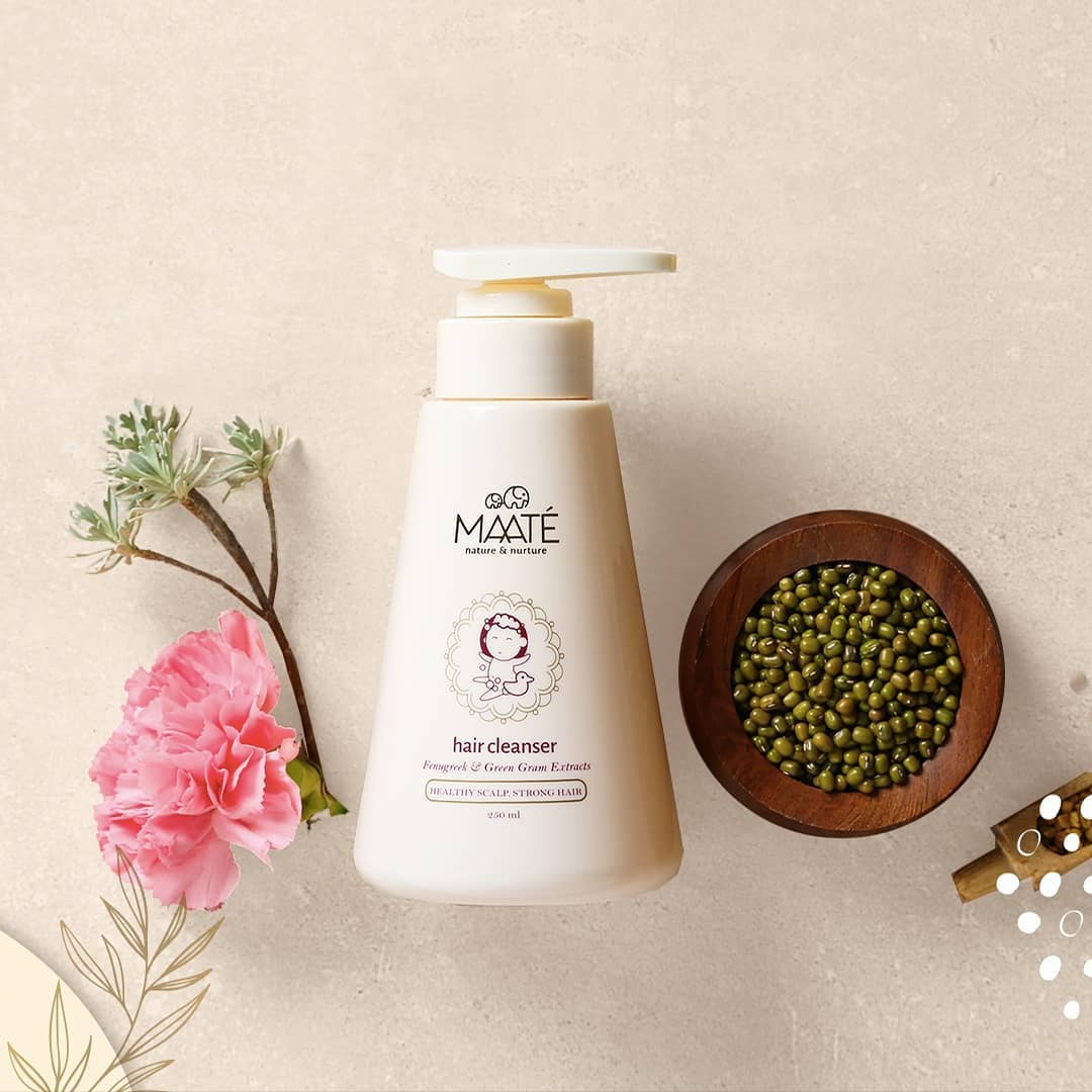 MAATÉ - Infused with the fresh and powerful offerings of Nature, our Baby hair cleanser deeply cleanses your baby’s tender scalp.⁣
The formulation is enriched with the refreshing benefits of Rosa Cen...