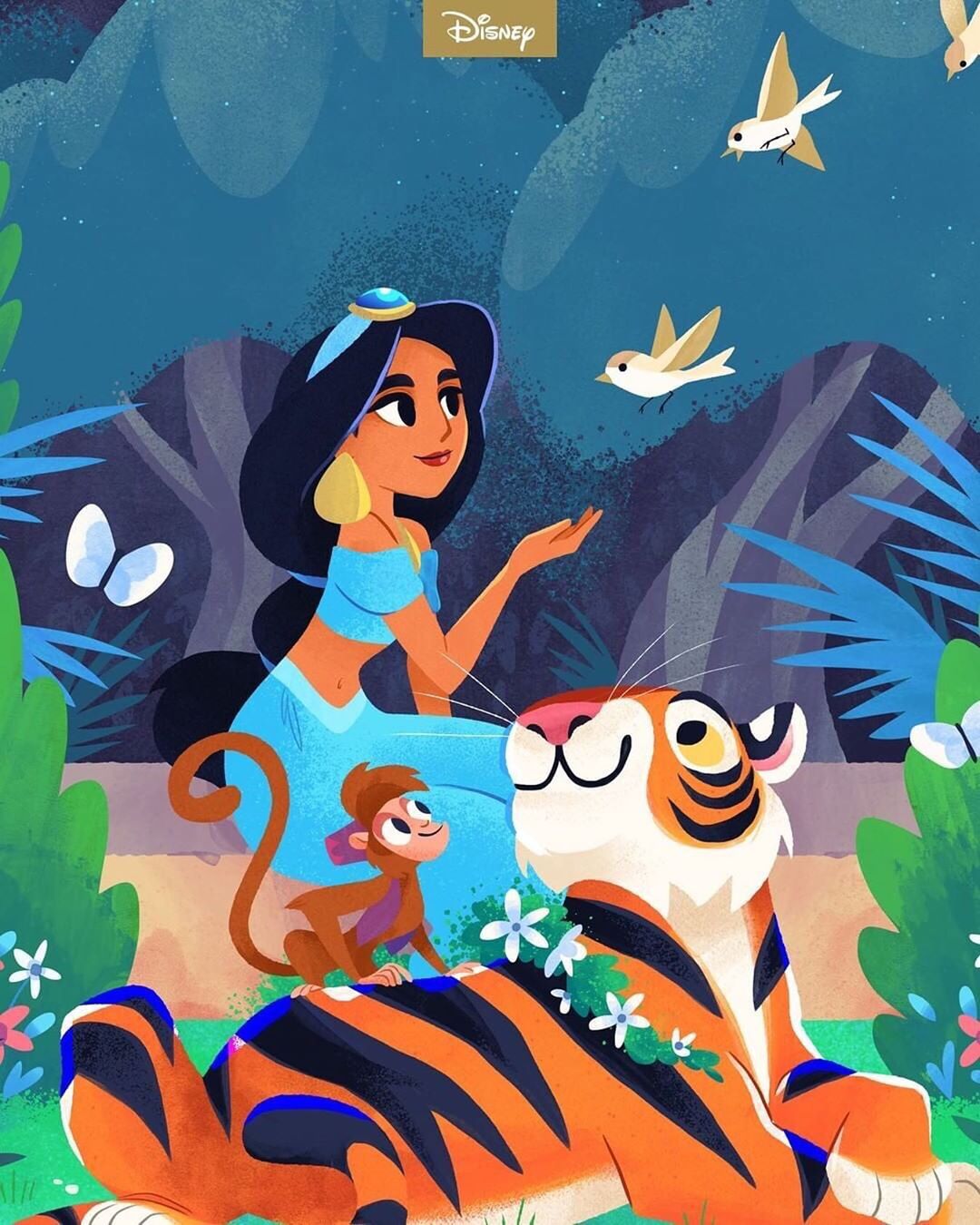 Disney Россия - Любите природу, и она ответит вам взаимностью 💚 #Принцессы #Аладдин