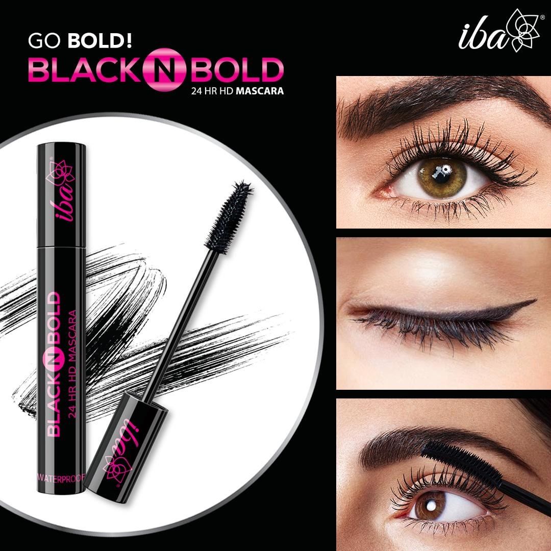 Iba - Go BOLD with the blackest hue! Let your lashes flutter and express your hidden words! Iba's Black N Bold Mascara, for that extra drama!
.
.
Black N Bold 24Hr HD Mascara - Rs. 450
😍 With calendul...