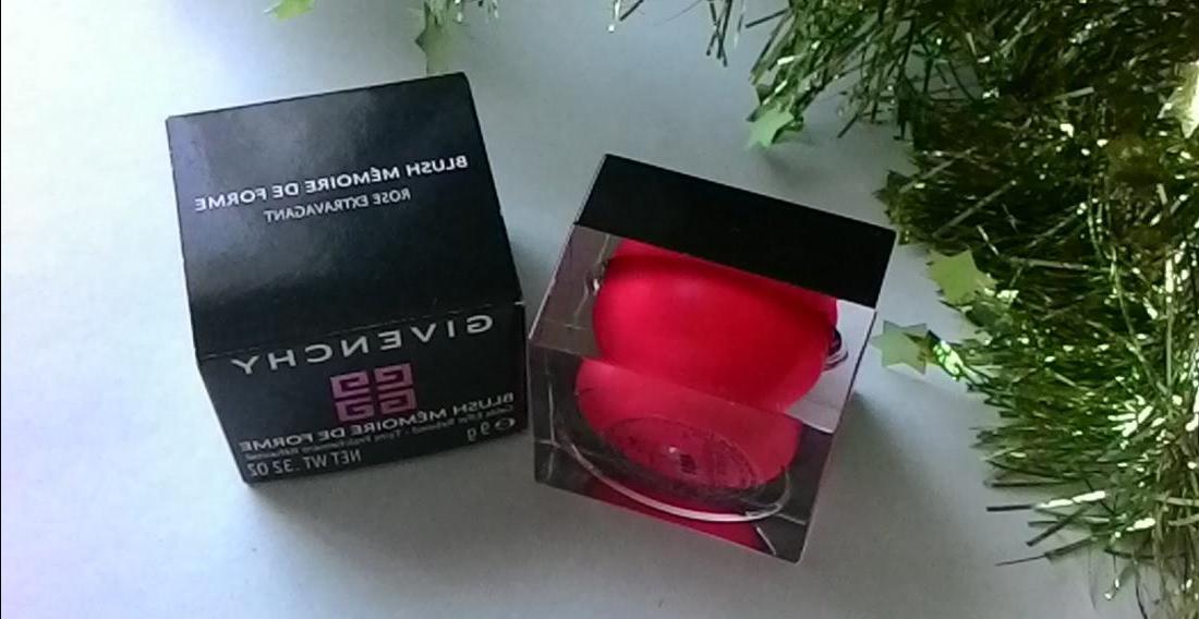 Новогодний подарок - Givenchy Blush Memoire de Forma Pop-Up de Geléia Blush Rosa Extravagante (2019 Outono-Inverno da Coleção) - resenha