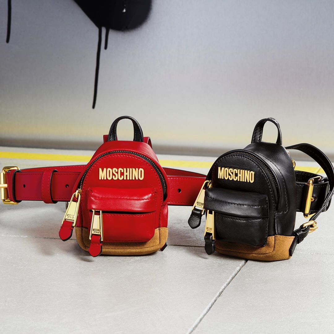 Moschino - Moschino mini backpacks on moschino.com and Moschino Shops #moschino @itsjeremyscott