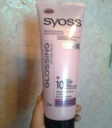 Маска для волос syoss glossing shine-seal с эффектом ламинирования