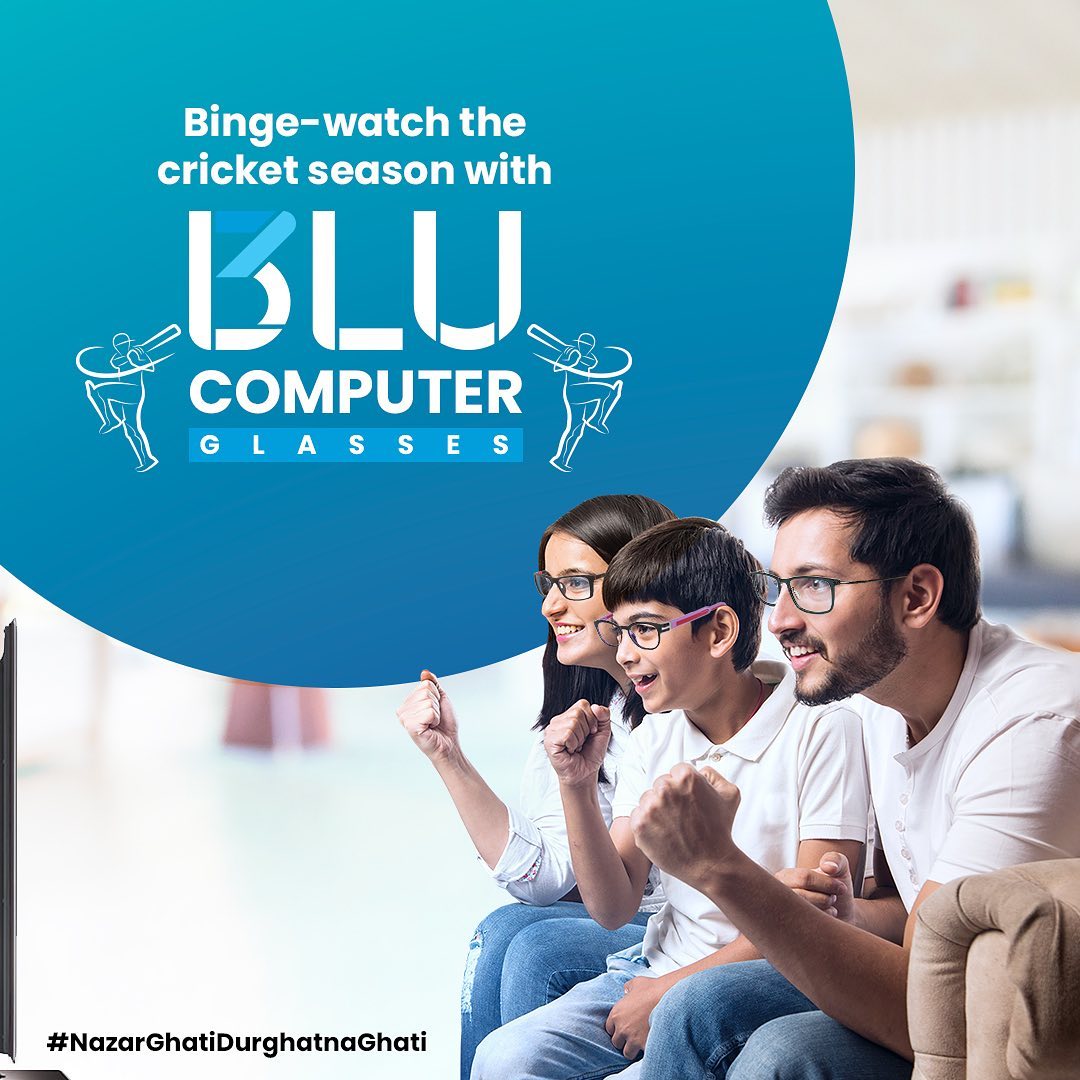 LENSKART. Stay Safe, Wear Safe - Bond with Family, Team with BLU! 👓
Binge-watch your favourite teams fight it out on the pitch with Lenskart BLU computer glasses. For kids and adults, available in pow...