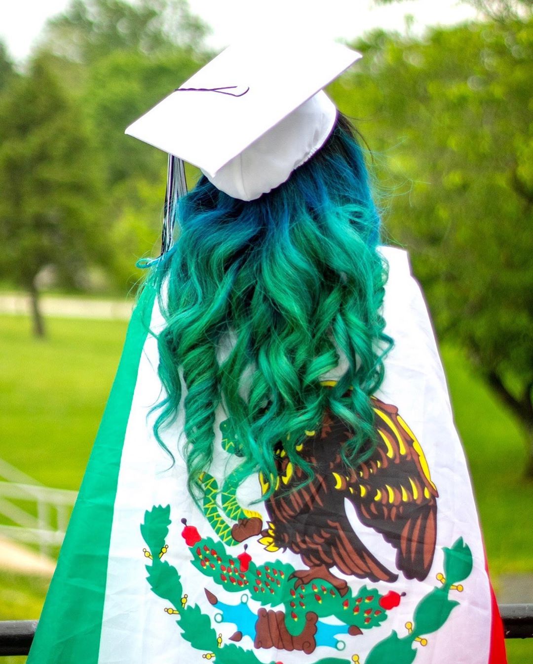 Matrix - ¡Viva México! 🇲🇽
We absolutely love this blue green ombre look @asotodoeshair created for her client’s graduation. Swipe to see her amazing color journey over the years➡️ 

Angela thank you s...