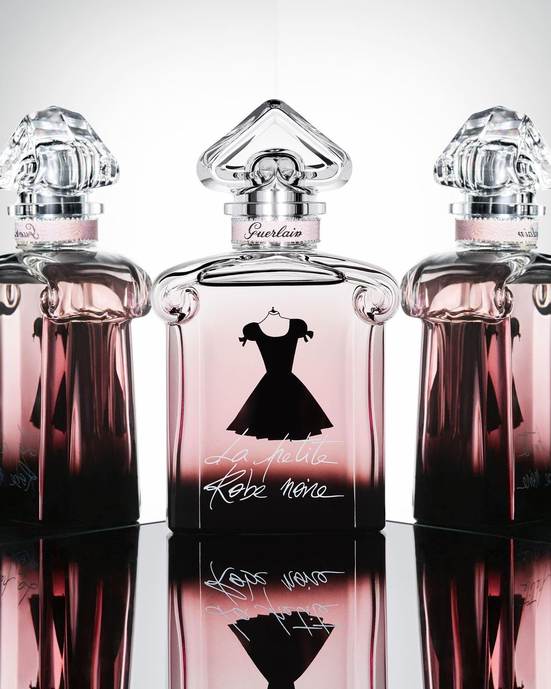 Guerlain - «La Petite Robe Noire is perfectly in line with our DNA... It features 'la Guerlinade', the Maison's fragrance signature, with Tonka bean, rose, vanilla, and iris.» - Guerlain Master Perfum...