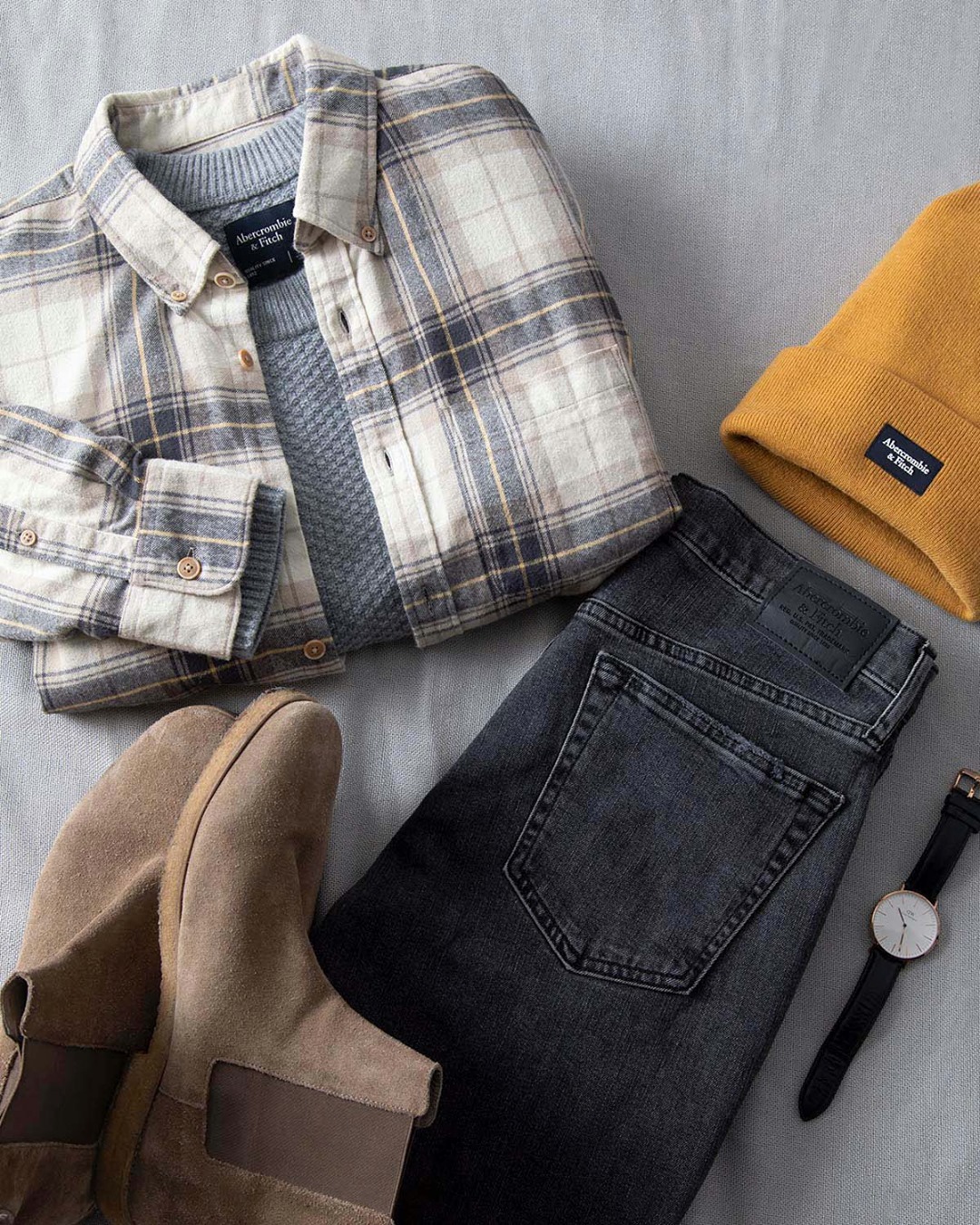 Abercrombie & Fitch - Easy layers for those in-between days. #abercrombiemens