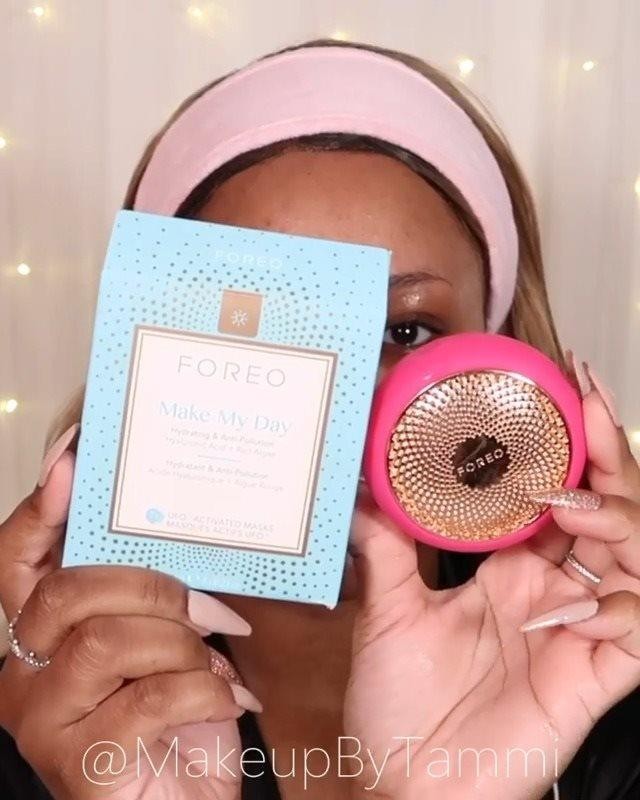 FOREO - Make your day with the UFO + Make my Day mask ☀️🥰️.

This 90-second UFO facial treatment leaves skin looking and feeling hydrated, protected and ready for anything! It's just what you and your...