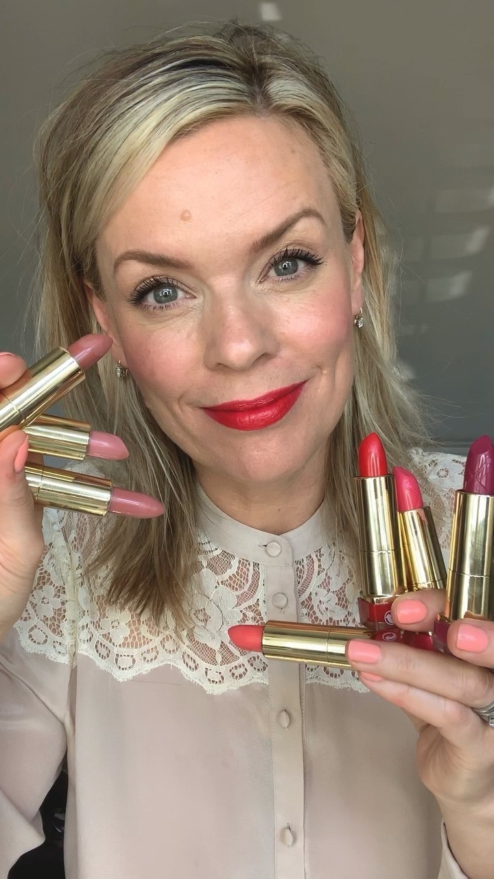Max Factor - @carolinebarnesmakeup swatches her must have Colour Elixir shades 💄 From summer corals, chic nudes to the ultimate power pout red! Shop her favourite shades now at @superdrug 
#ColourElix...