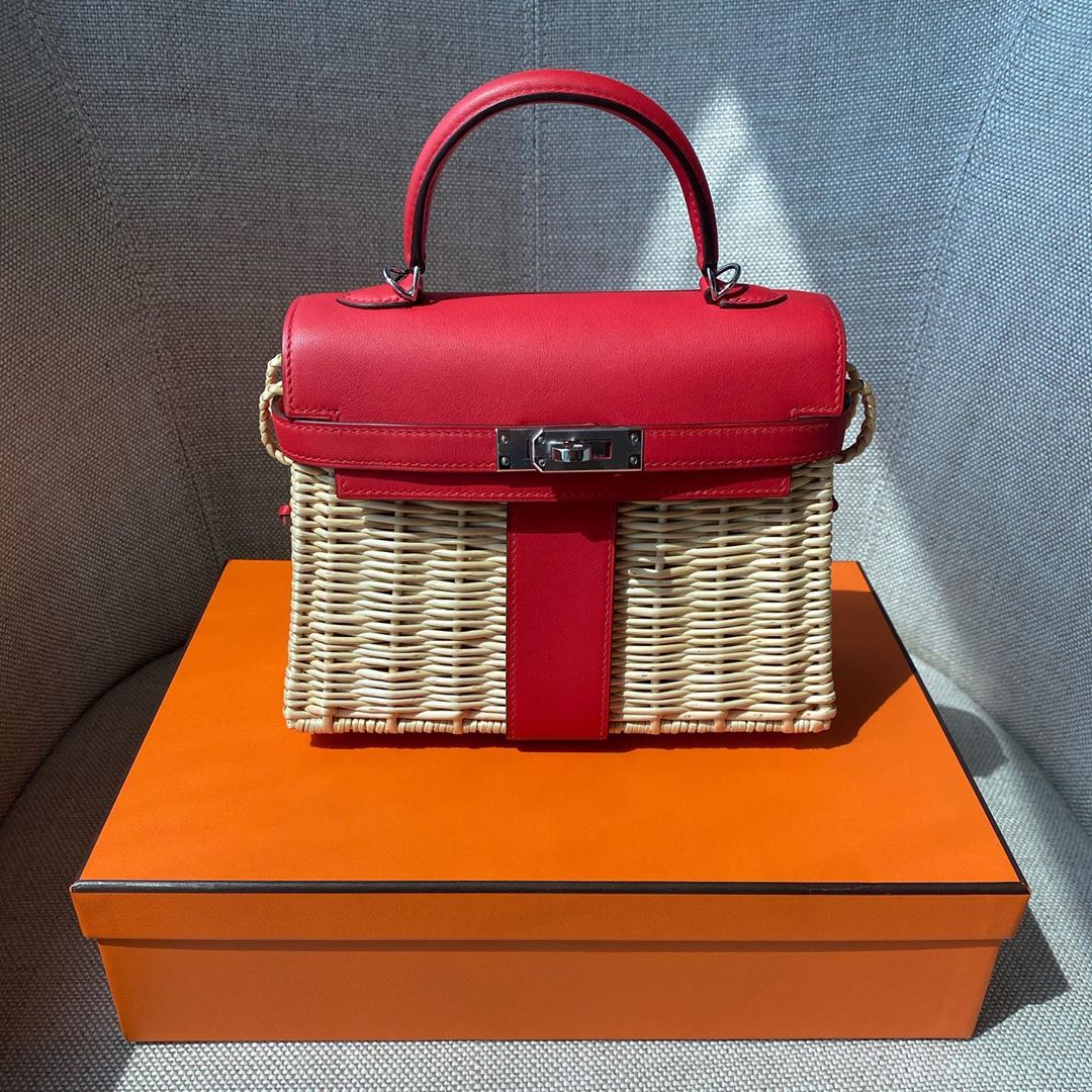 The Luxury Closet - Skip the Queue! Get your Hermes Bag Right now!  Shop this unique Picnic Kelly on our website & App today