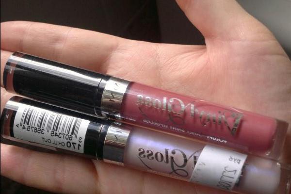 Duet gloss Rimmel Vinyl Gloss No. 330 and No. 170 - review