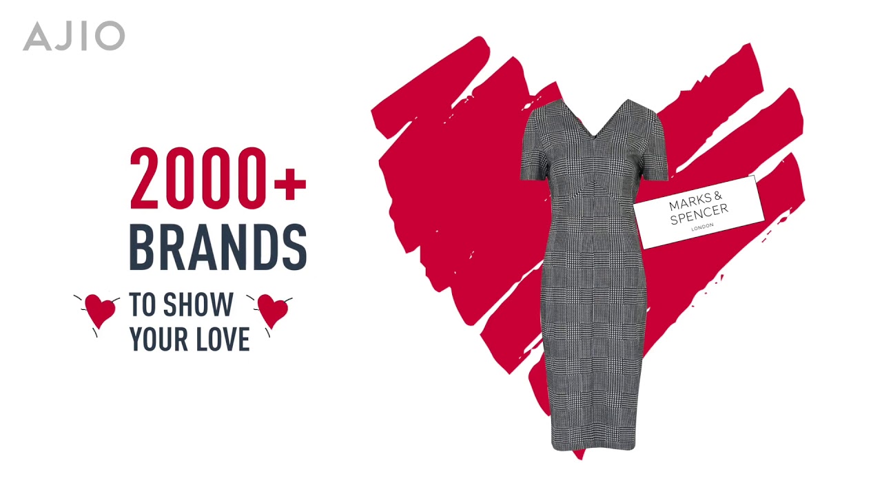 2,000+ WAYS TO PROFESS LOVE – ONLY ON AJIO!