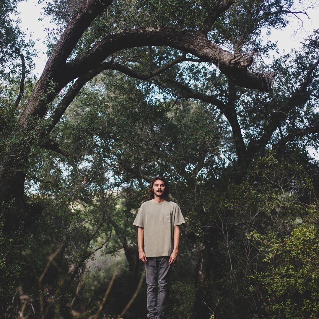 Quiksilver - Earth tones, for real. @andynieblas in the mineral-dyed organic tee from our Shades Of Earth collection.