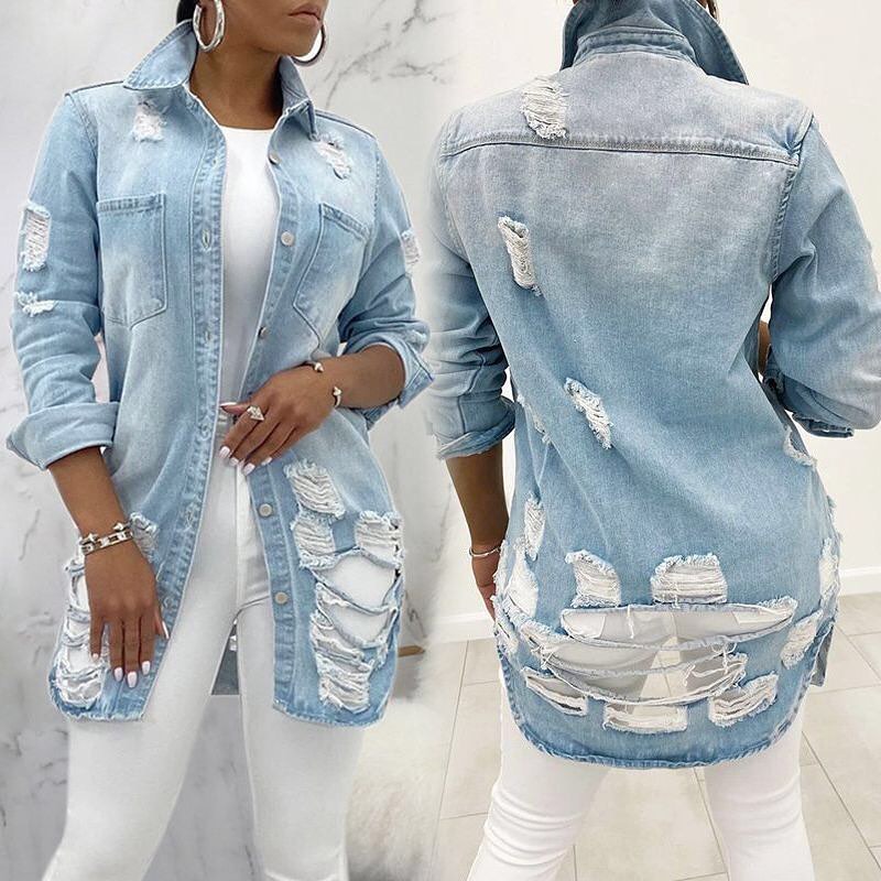Whatlovely - Distressed Denim Jacket
🔍Search 'GEX6077' link in bio.

#instagood #fashion #style #instafasion #beauty #standout #ootd #bestoftoday #onlineshopping #BoutiqueShopping #womenswear #womensf...