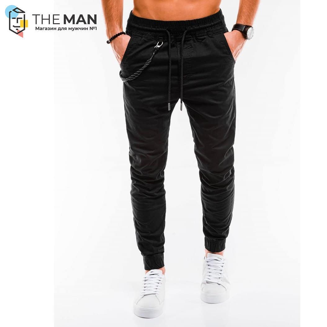 THE MAN - ❗️👉 Принимаем заказы! В наличии! 👉 👖👞👕 ❗️ 
Чёрные брюки-джоггеры. По бокам прорезные карманы. Пояс на резинке. 
Размер: s-m-l-xl-xxl
Цена: 1224 грн
Состав: 98% хлопок, 2% спандекс
Интернет-м...