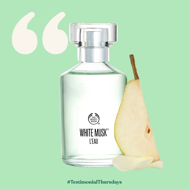 The Body Shop India - The delicate sensuality of our White Musk L'EAU Edt is widely loved and highly praised. Sweetened with notes of pear that fits effortlessly with the iconic floral blend lily of t...