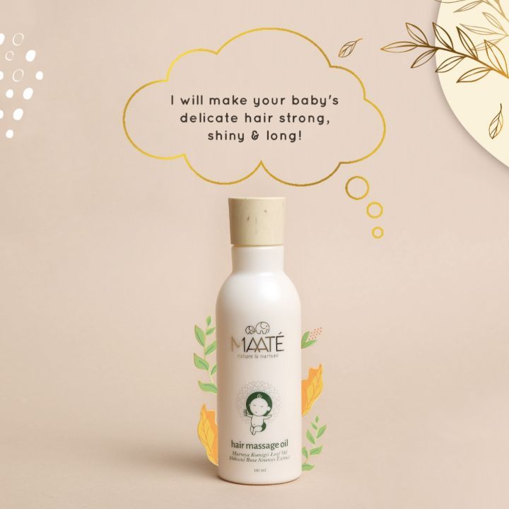 MAATÉ - Hello everyone!👋⁣
⁣
Nothing like a good old traditional hair massage, this is why I, MAATÉ’s Baby Hair Massage Oil, come bearing the gift of Nature.🌱⁣
⁣
I am rich in Vitamin E, K, Omega fatty...