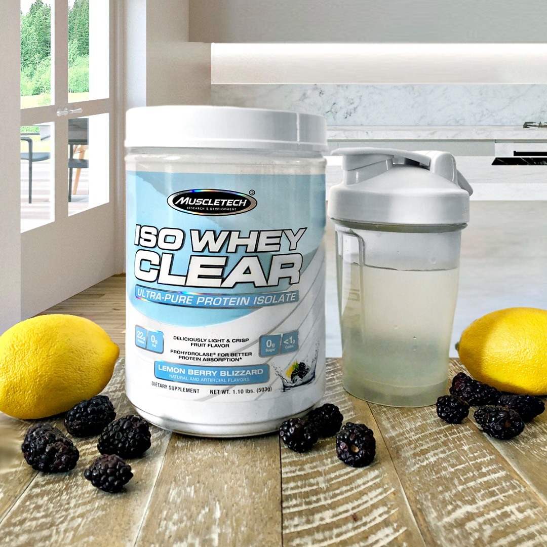 iHerb - Not a fan of milky protein shakes? Muscletech's ISO Whey Clear Protein Isolate offers a brand new alternative for a lighter, cleaner way to get your protein. Refreshing, crisp, and without sug...