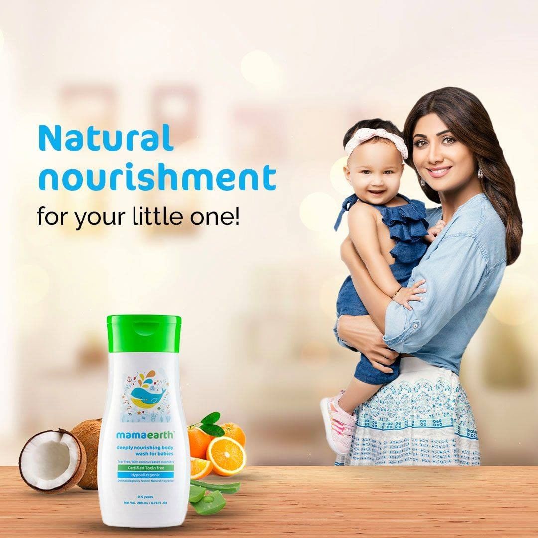 Mamaearth - The best of nature comes together to nourish your little one!

Give your baby the care of Mamaearth Deeply Nourishing Body Wash.

To shop our products, check link in bio!
.
.
.
#mamaearth...