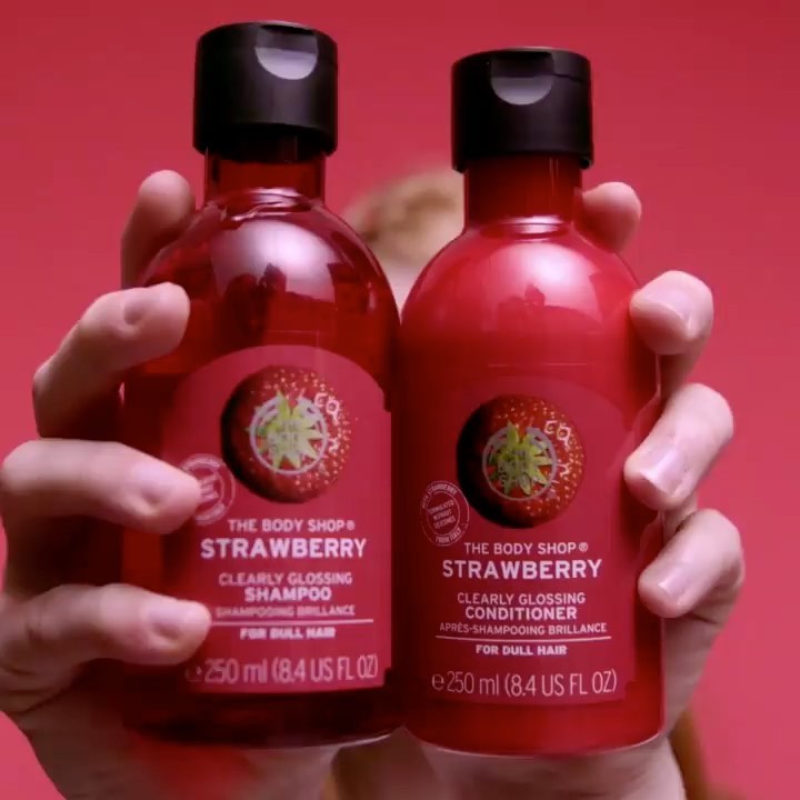 The Body Shop India - This #SelfCareSunday, show your hair some love. No one can beat Strawberry scented locks move past them. Enriched with Community Fair Trade ingredients from around the world, pic...