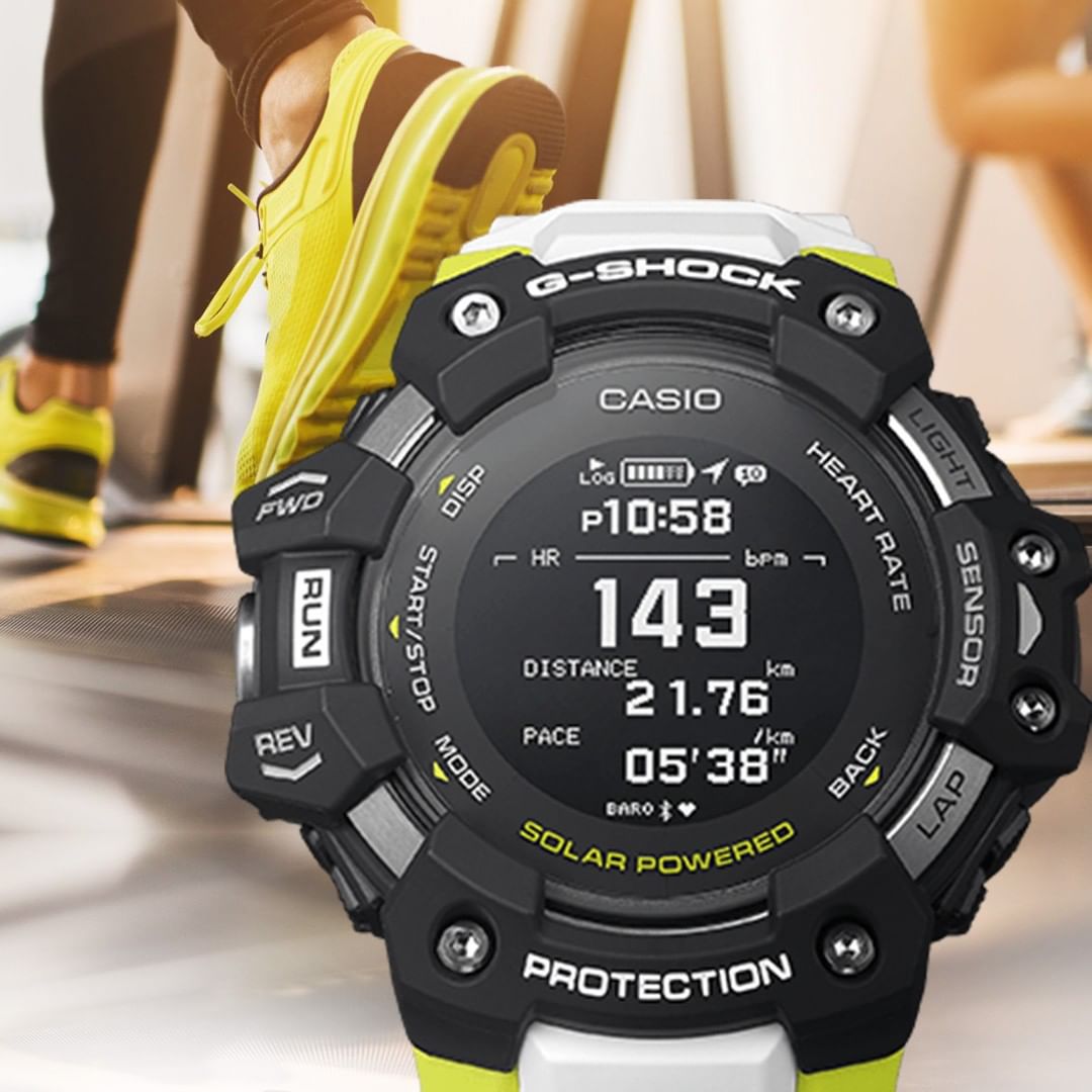Casio USA - G-SHOCK Moves to the future with the new GBDH1000. Optical heart rate monitor ✔️⁠
Built-in GPS ✔️⁠
Smartphone connectivity ✔️⁠
Track and improve your training with heart rate, running dist...